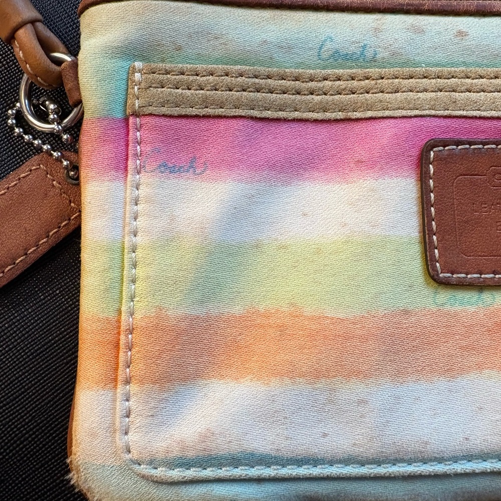 Coach Hampton Watercolor Wristlet with Hang Tag - Picture 8 of 12